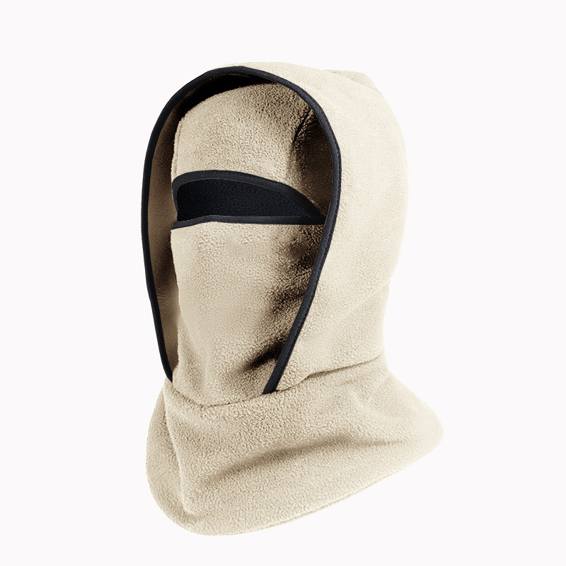 Mascarilla con cuello y gorro cálido para exteriores, unisex, 3 en 1