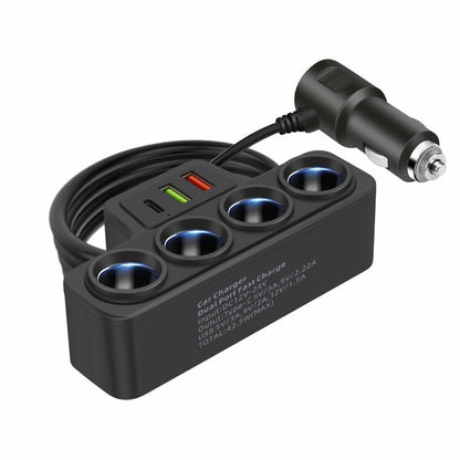 🔥 ¡60% DE DESCUENTO! 🚗⚡Adaptador para Encendedor de Cigarrillos 7 en 1 – más puertos, más potencia y máxima comodidad 🔌✨