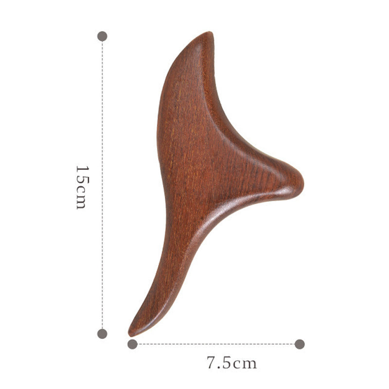 Peine de Madera para Masaje del Cuero Cabelludo