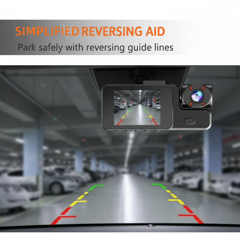 Cámara para Auto de 3 Canales 1080P con WiFi
