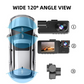 Cámara para Auto de 3 Canales 1080P con WiFi