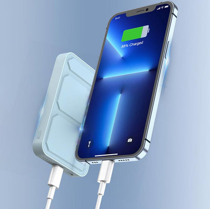 Mini Batería Externa Magnética Inalámbrica con Soporte Plegable