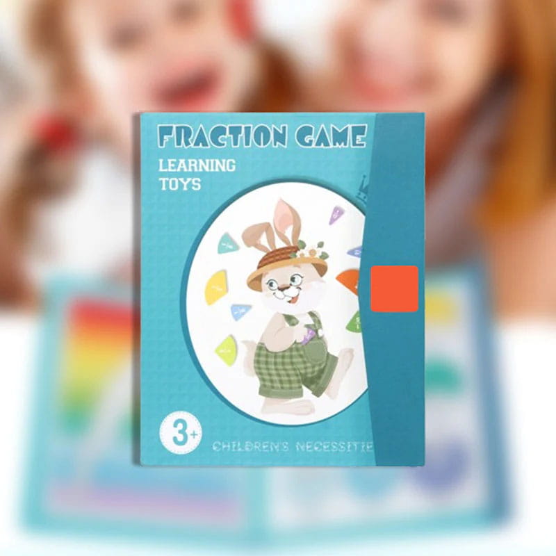 Tablero de Aprendizaje de Fracciones Magnético para Niños