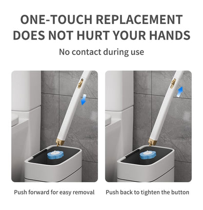 🏆¡¡¡PRECIO ESPECIAL DE LA SEMANA!!!✨Juego de escobilla de baño innovador para montar en la pared 🚽