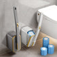 🏆¡¡¡PRECIO ESPECIAL DE LA SEMANA!!!✨Juego de escobilla de baño innovador para montar en la pared 🚽