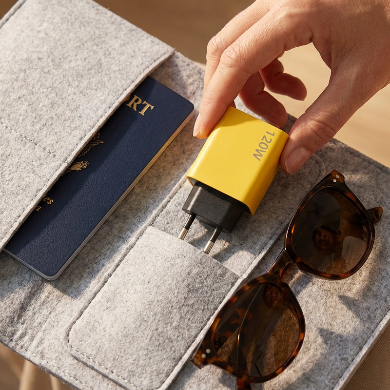 Cubo de carga rápida 120W con 4 puertos