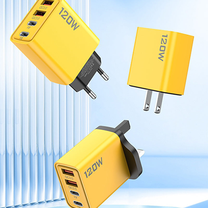 Cubo de carga rápida 120W con 4 puertos