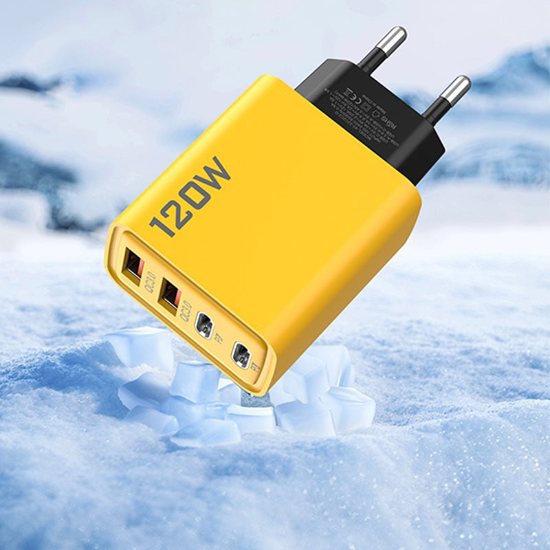 Cubo de carga rápida 120W con 4 puertos