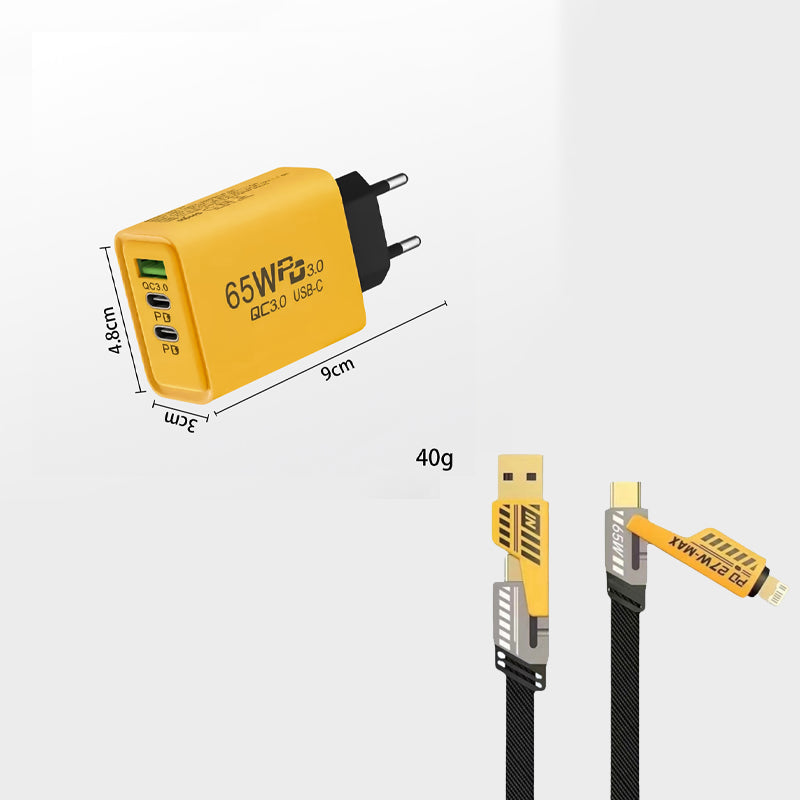 Cubo de carga rápida 120W con 4 puertos
