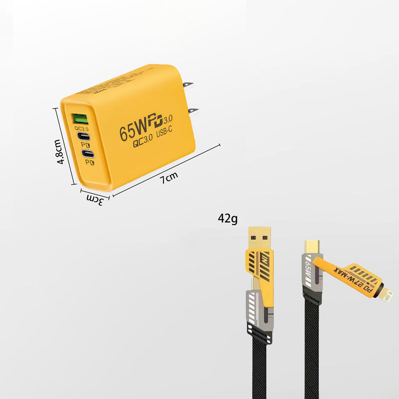 Cubo de carga rápida 120W con 4 puertos