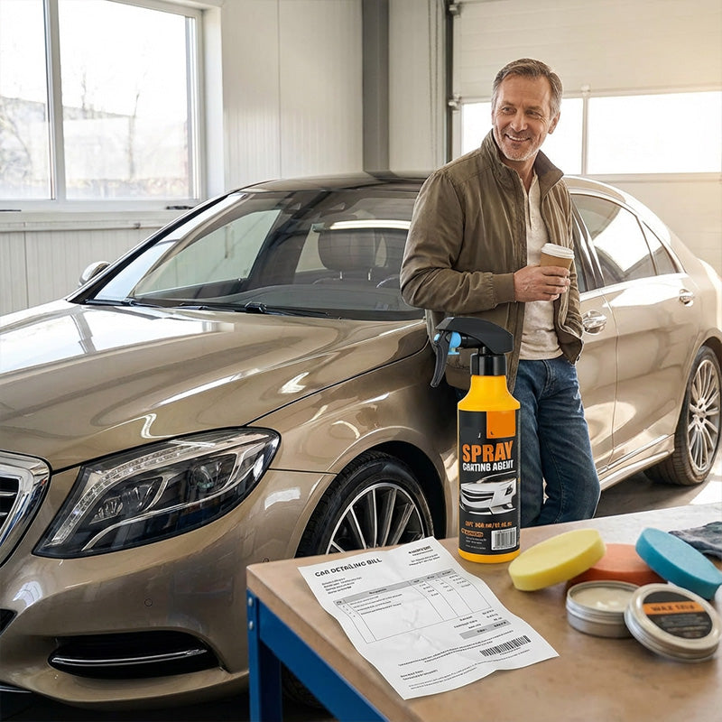 Spray de recubrimiento nanohidrofóbico para automóviles