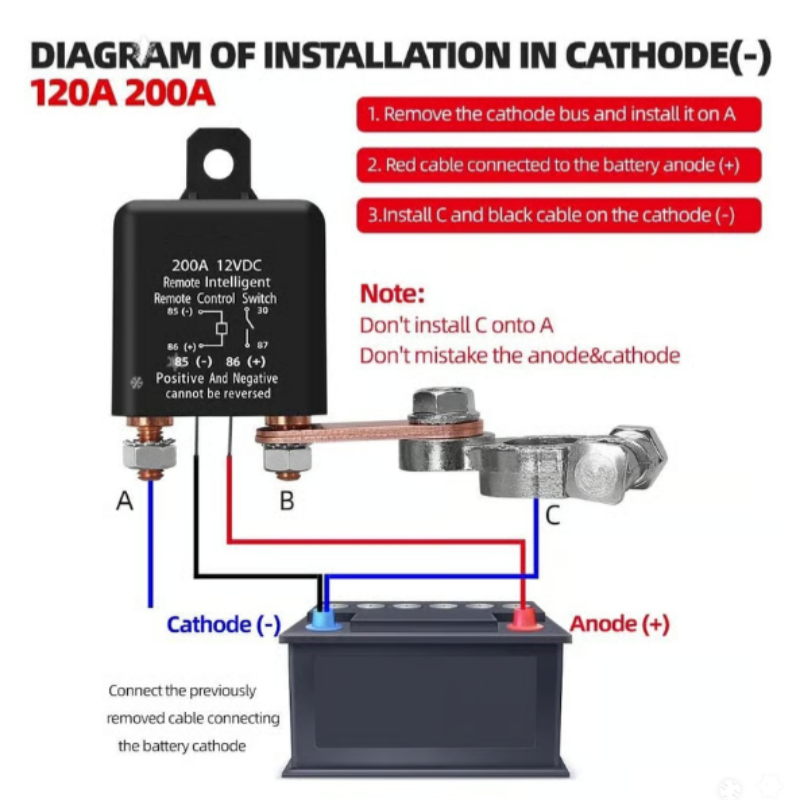 🔥Oferta Flash🔥Interruptor de Desconexión de Batería Inalámbrico Remoto (50% de DESCUENTO) – Dispositivo Antifugas
