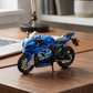 Réplica de Motocicleta a Escala 1:18 de Metal (Die-Cast)