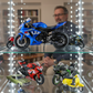 Réplica de Motocicleta a Escala 1:18 de Metal (Die-Cast)