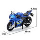 Réplica de Motocicleta a Escala 1:18 de Metal (Die-Cast)