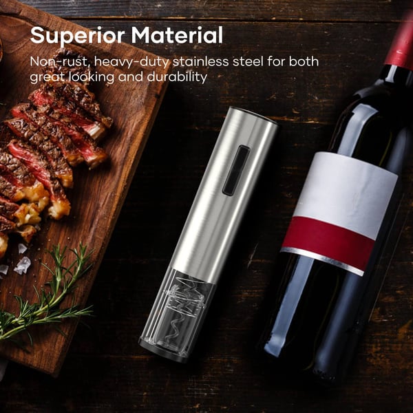 🔥【1° Más Vendido】🔥Aburrido Abridor Manual? ¡Este Kit 6 en 1 Abre en 6s (y Conserva el Vino)! ⏳Sumilleres Recomiendan! Kit Abridor Vino Premium⚡️