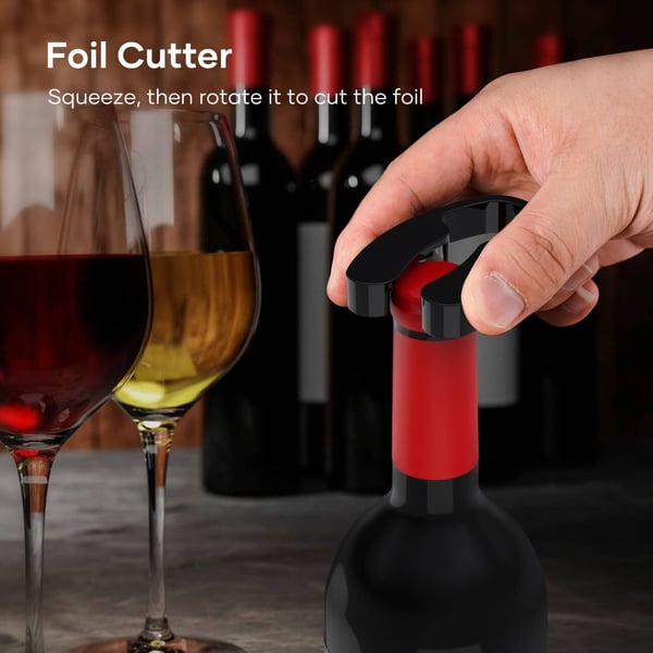 🔥【1° Más Vendido】🔥Aburrido Abridor Manual? ¡Este Kit 6 en 1 Abre en 6s (y Conserva el Vino)! ⏳Sumilleres Recomiendan! Kit Abridor Vino Premium⚡️