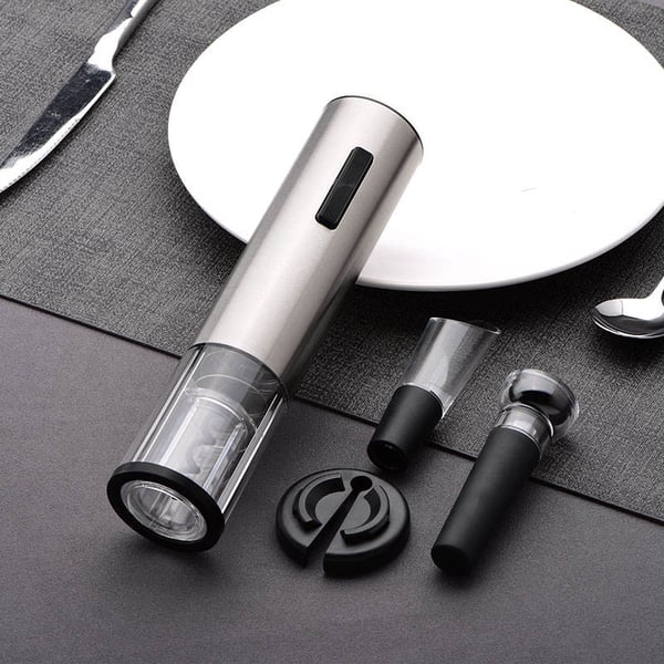 🔥【1° Más Vendido】🔥Aburrido Abridor Manual? ¡Este Kit 6 en 1 Abre en 6s (y Conserva el Vino)! ⏳Sumilleres Recomiendan! Kit Abridor Vino Premium⚡️