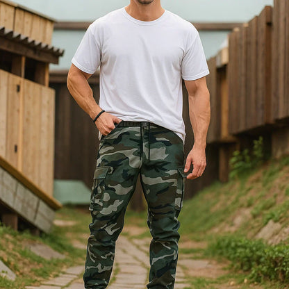 Pantalón de Trabajo Camuflaje Estilo Casual