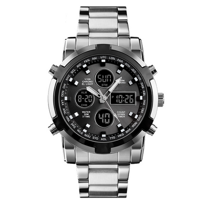 💦⏰Relojes militares analógicos-digitales impermeables para hombre