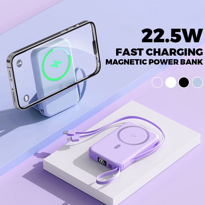 Power Bank Magnético 10000mAh con Carga Rápida de 22.5W