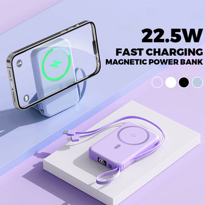 Power Bank Magnético 10000mAh con Carga Rápida de 22.5W