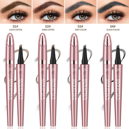 ✏️ ¡COMPRA 1 Y LLÉVATE 1 GRATIS! ✨ Lápiz de cejas 3D Microblading: punta de 4 púas, resistente al agua y efecto pelo natural 🖌️