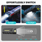 LED work light with 180° rotating head