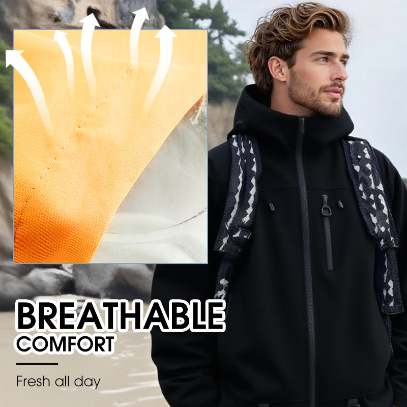 🥳¡OFERTA TOP 2026!🥳💞 ¡Más de 50K vendidos! 🚶‍♀️ 🌧️  Chaqueta impermeable ligera – Muévete con libertad y mantente seca. Sin capas voluminosas, solo protección cómoda. Bolsillos prácticos y capucha ajustable.  Perfecta para caminatas diarias. 🌿🧥