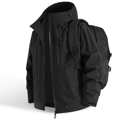 🥳¡OFERTA TOP 2026!🥳💞 ¡Más de 50K vendidos! 🚶‍♀️ 🌧️  Chaqueta impermeable ligera – Muévete con libertad y mantente seca. Sin capas voluminosas, solo protección cómoda. Bolsillos prácticos y capucha ajustable.  Perfecta para caminatas diarias. 🌿🧥