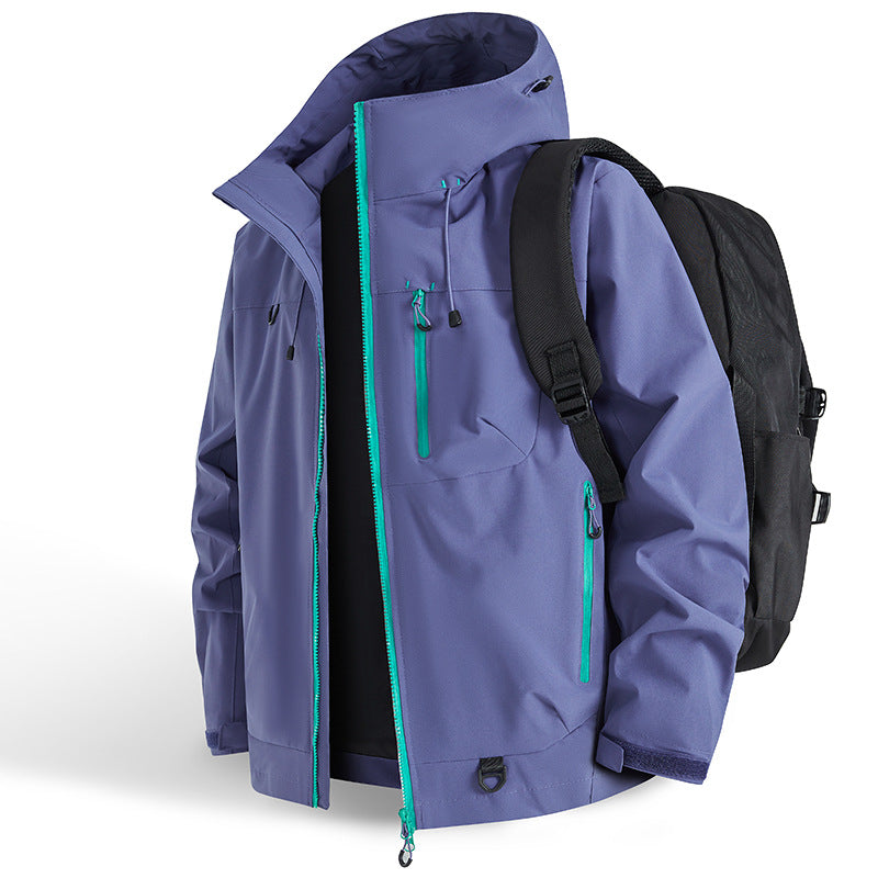 🥳¡OFERTA TOP 2026!🥳💞 ¡Más de 50K vendidos! 🚶‍♀️ 🌧️  Chaqueta impermeable ligera – Muévete con libertad y mantente seca. Sin capas voluminosas, solo protección cómoda. Bolsillos prácticos y capucha ajustable.  Perfecta para caminatas diarias. 🌿🧥