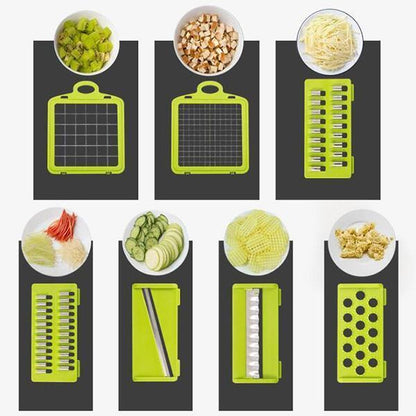 🍎🔪 Rebanador Multiusos de Verduras y Frutas – Corte Rápido, Preciso y Fácil de Usar ✨🌽