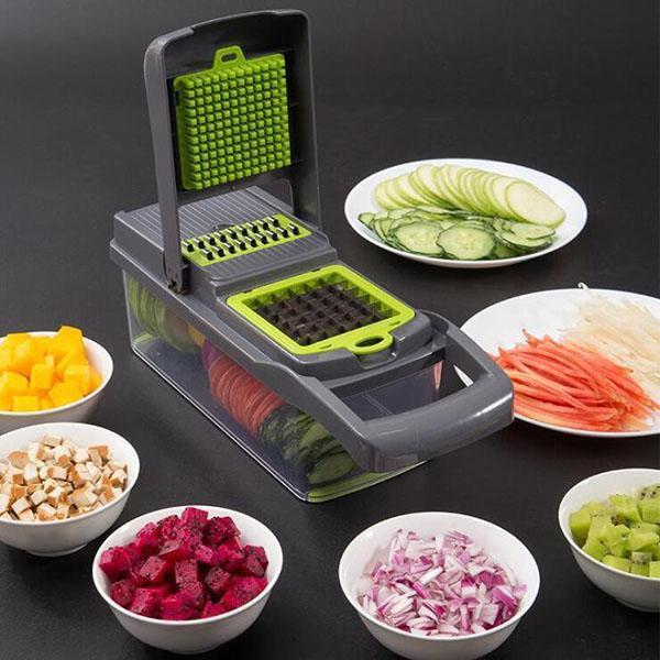 🍎🔪 Rebanador Multiusos de Verduras y Frutas – Corte Rápido, Preciso y Fácil de Usar ✨🌽