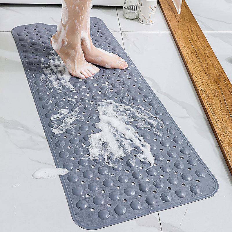 Alfombrilla de baño ZENO 100 x 40 cm | Antideslizante y antimohos | 200 ventosas con orificios de drenaje | Goma grande | Lavable a máquina y durader