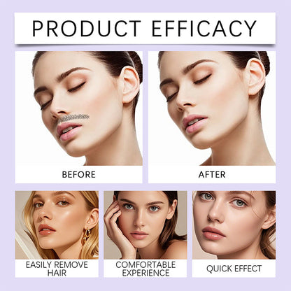 Crema para Eliminar el Vello Facial Suave y Sin Dolor