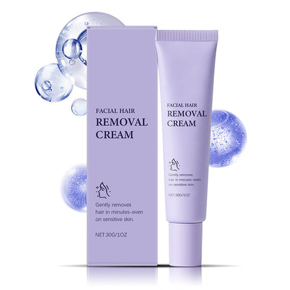 Crema para Eliminar el Vello Facial Suave y Sin Dolor