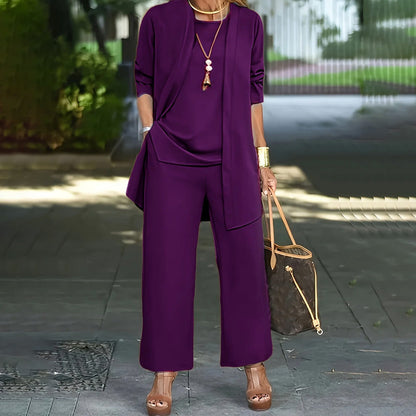 ✨ Elegante Conjunto de 3 Piezas para Mujer - Corte Relajado