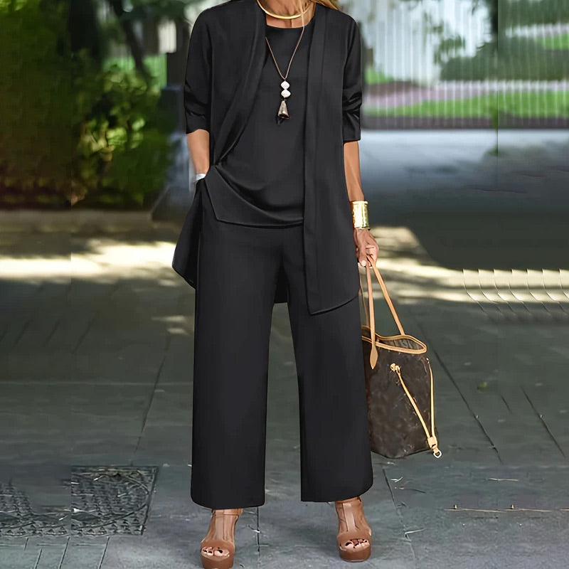 ✨ Elegante Conjunto de 3 Piezas para Mujer - Corte Relajado