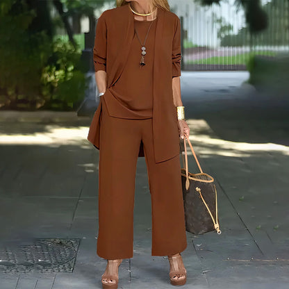 ✨ Elegante Conjunto de 3 Piezas para Mujer - Corte Relajado