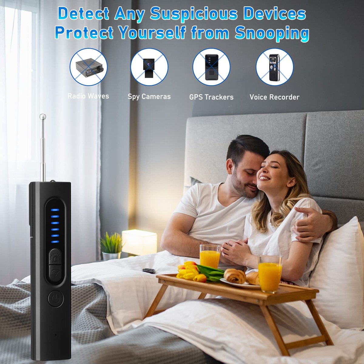 🔥 Último día de la oferta limitada con un 50% de descuento! 🔥 Detector de Cámaras Ocultas – Protege tu Privacidad