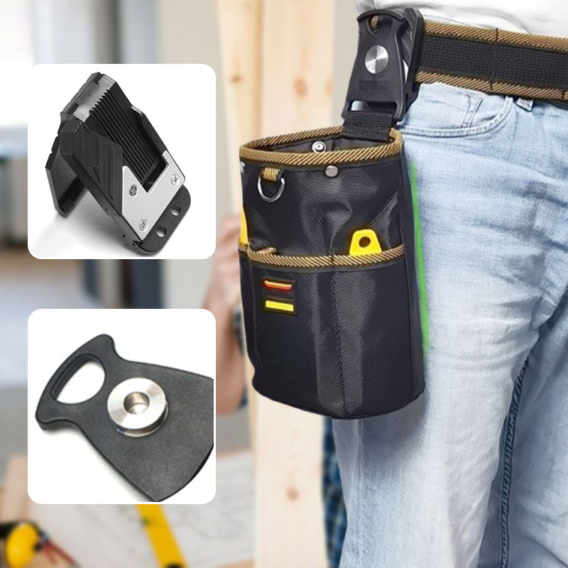 Bolso de cinturón para herramientas con pinza