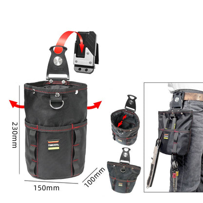 Bolso de cinturón para herramientas con pinza