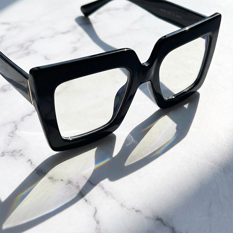 Lentes Grandes Cuadrados con Filtro de Luz Azul para Computadora