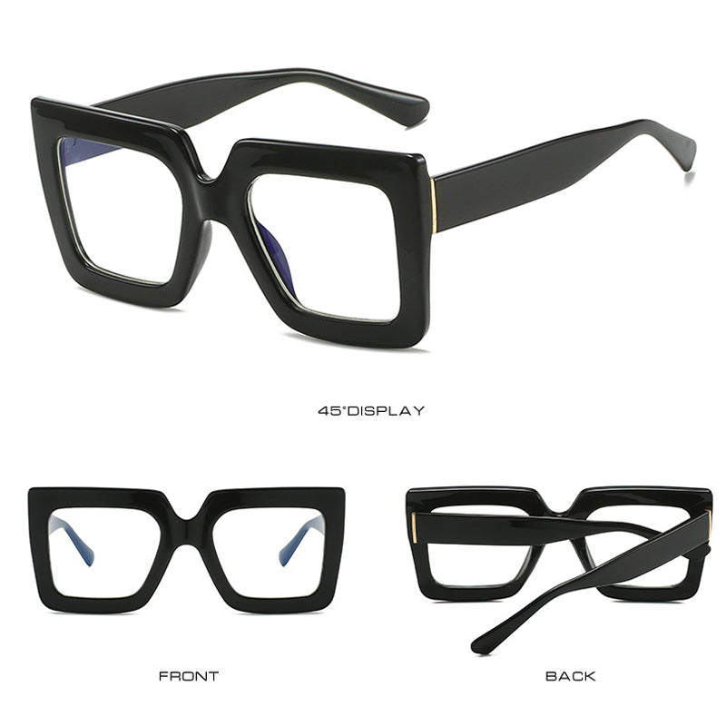 Lentes Grandes Cuadrados con Filtro de Luz Azul para Computadora