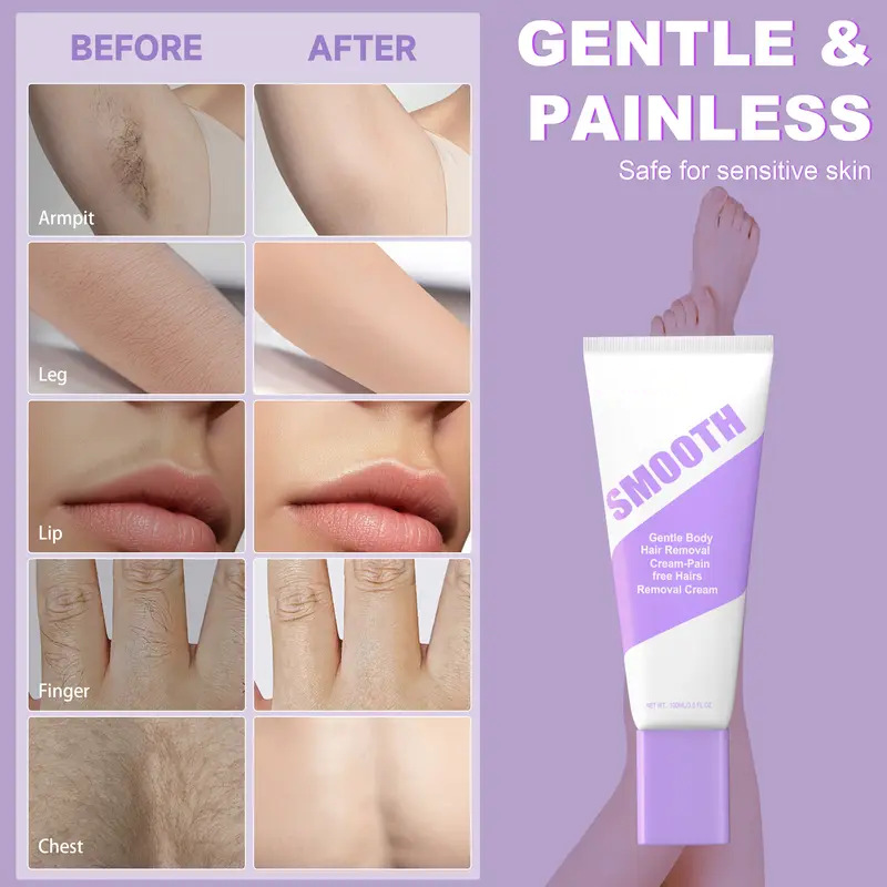 Crema Depiladora Herbal para una Piel Suave y sin Vello