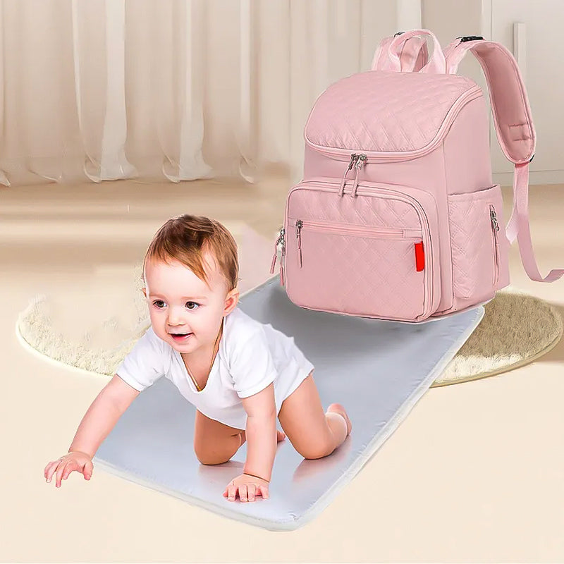 Mochila pañalera multifuncional de viaje