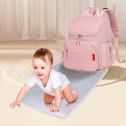 Mochila pañalera multifuncional de viaje