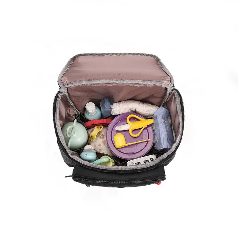Mochila pañalera multifuncional de viaje