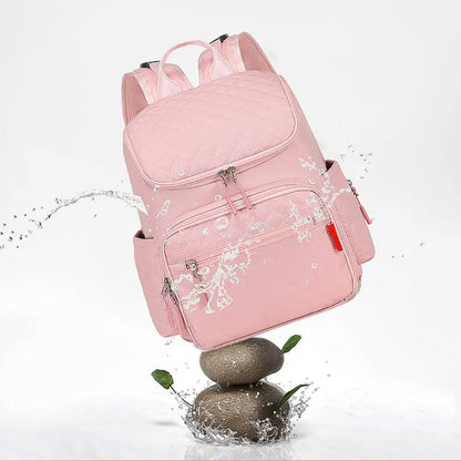Mochila pañalera multifuncional de viaje
