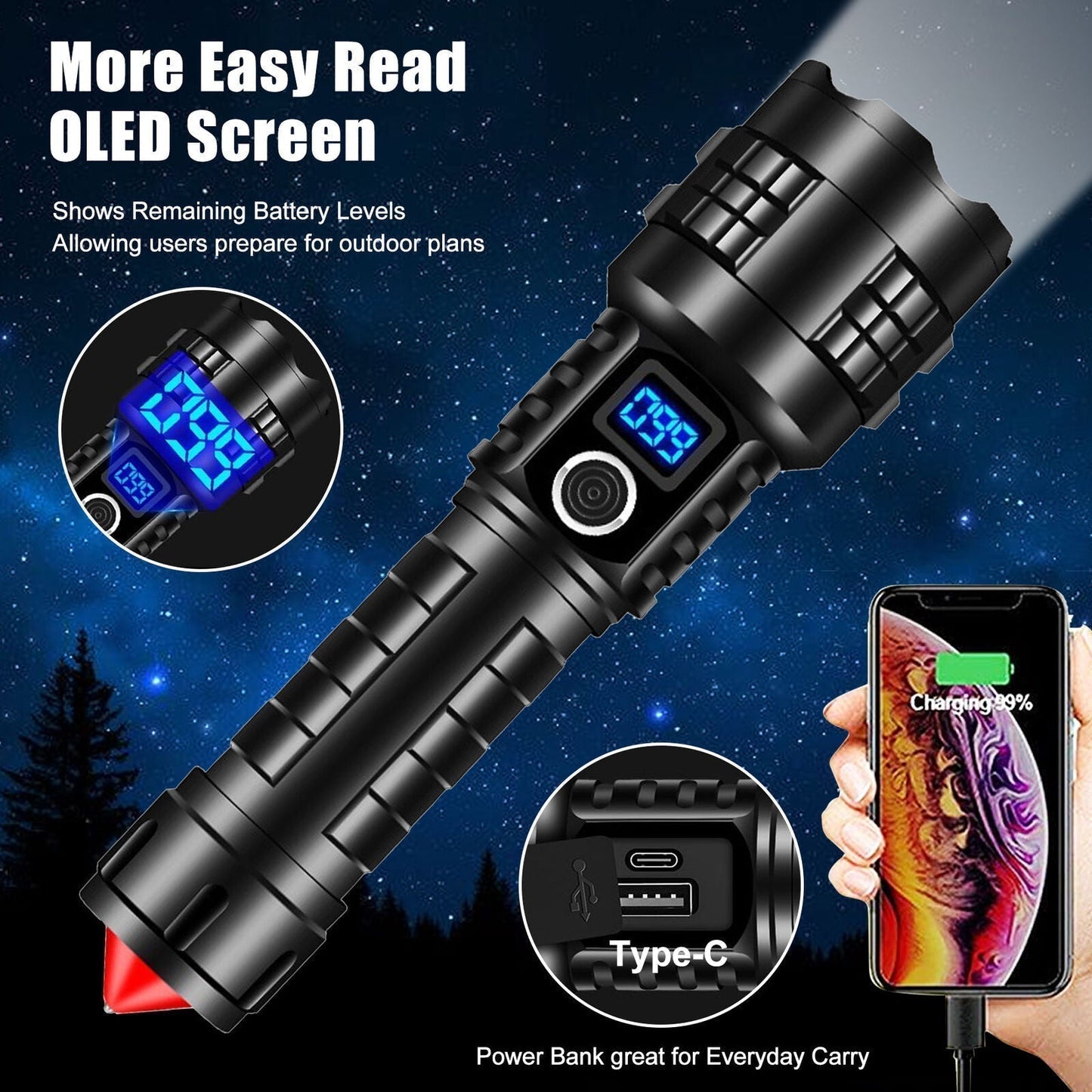 LINTERNA LED SUPERPOTENTE